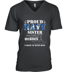 US Military Proud Navy Sister Men or Women Men's V-Neck Men's V-Neck - FordPhuMy