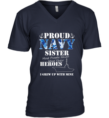 US Military Proud Navy Sister Men or Women Men's V-Neck Men's V-Neck - FordPhuMy