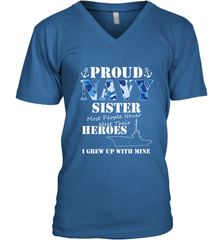 US Military Proud Navy Sister Men or Women Men's V-Neck Men's V-Neck - FordPhuMy