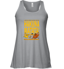 Disney Lion King Classic Hakuna Crew Women Cotton Racerback Tank Women Cotton Racerback Tank - FordPhuMy