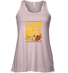 Disney Lion King Classic Hakuna Crew Women Cotton Racerback Tank Women Cotton Racerback Tank - FordPhuMy