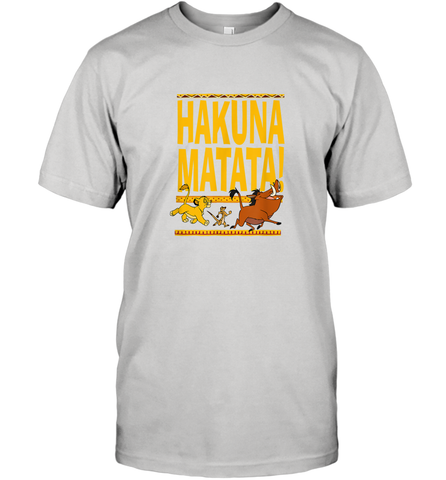 Disney Lion King Classic Hakuna Crew Men Cotton T-Shirt