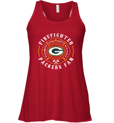 Green Bay Packers NFL Pro Line Green Firefighter Women's Racerback Tank Women's Racerback Tank - FordPhuMy