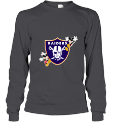 Nfl Oakland Raiders Champion Mickey Mouse Long Sleeve T-Shirt Long Sleeve T-Shirt - FordPhuMy