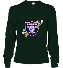 Nfl Oakland Raiders Champion Mickey Mouse Long Sleeve T-Shirt Long Sleeve T-Shirt - FordPhuMy