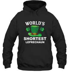Shortest Leprechaun Funny Family St. Patrick's Day Hooded Sweatshirt