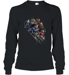 Marvel Avengers Endgame Action Pose Logo Long Sleeve T-Shirt