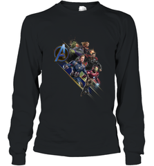 Marvel Avengers Endgame Action Pose Logo Long Sleeve T-Shirt Long Sleeve T-Shirt - FordPhuMy
