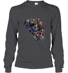 Marvel Avengers Endgame Action Pose Logo Long Sleeve T-Shirt Long Sleeve T-Shirt - FordPhuMy