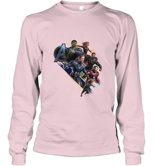 Marvel Avengers Endgame Action Pose Logo Long Sleeve T-Shirt Long Sleeve T-Shirt - FordPhuMy