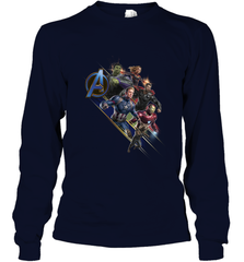 Marvel Avengers Endgame Action Pose Logo Long Sleeve T-Shirt Long Sleeve T-Shirt - FordPhuMy