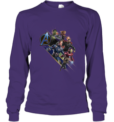 Marvel Avengers Endgame Action Pose Logo Long Sleeve T-Shirt Long Sleeve T-Shirt - FordPhuMy