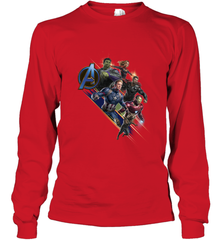 Marvel Avengers Endgame Action Pose Logo Long Sleeve T-Shirt Long Sleeve T-Shirt - FordPhuMy