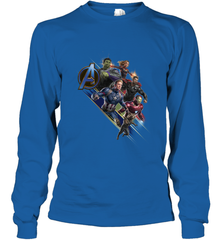 Marvel Avengers Endgame Action Pose Logo Long Sleeve T-Shirt Long Sleeve T-Shirt - FordPhuMy