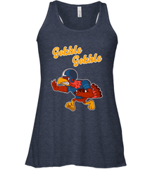 Turkey Football Shirt Funny Thanksgiving Turkey Gobble Gift Women's Racerback Tank Women's Racerback Tank - FordPhuMy