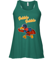 Turkey Football Shirt Funny Thanksgiving Turkey Gobble Gift Women's Racerback Tank Women's Racerback Tank - FordPhuMy