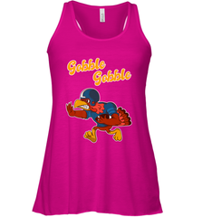 Turkey Football Shirt Funny Thanksgiving Turkey Gobble Gift Women's Racerback Tank Women's Racerback Tank - FordPhuMy