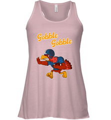 Turkey Football Shirt Funny Thanksgiving Turkey Gobble Gift Women's Racerback Tank Women's Racerback Tank - FordPhuMy