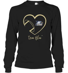 Georgia Southern Eagles Football Inside Heart  Team Long Sleeve T-Shirt