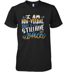 Special Needs NonVerbal Autism Awesome Men's Premium T-Shirt