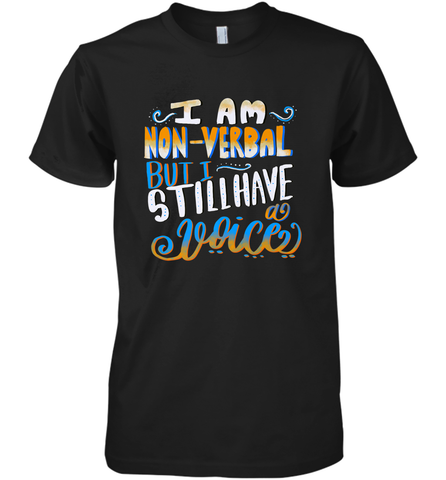 Special Needs NonVerbal Autism Awesome Men's Premium T-Shirt Men's Premium T-Shirt / Black / XS Men's Premium T-Shirt - FordPhuMy