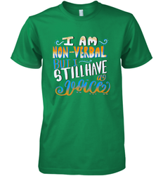 Special Needs NonVerbal Autism Awesome Men's Premium T-Shirt