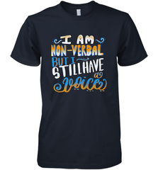Special Needs NonVerbal Autism Awesome Men's Premium T-Shirt Men's Premium T-Shirt - FordPhuMy