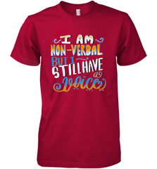 Special Needs NonVerbal Autism Awesome Men's Premium T-Shirt Men's Premium T-Shirt - FordPhuMy