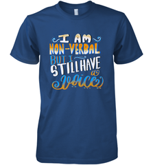 Special Needs NonVerbal Autism Awesome Men's Premium T-Shirt Men's Premium T-Shirt - FordPhuMy