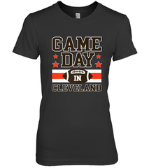 NFL Cleveland Game Day Football Home Team Colors Women's Premium T-Shirt Women's Premium T-Shirt - FordPhuMy