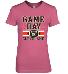 NFL Cleveland Game Day Football Home Team Colors Women's Premium T-Shirt Women's Premium T-Shirt - FordPhuMy