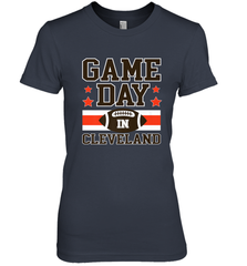 NFL Cleveland Game Day Football Home Team Colors Women's Premium T-Shirt Women's Premium T-Shirt - FordPhuMy