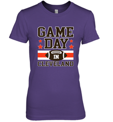 NFL Cleveland Game Day Football Home Team Colors Women's Premium T-Shirt Women's Premium T-Shirt - FordPhuMy