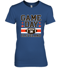 NFL Cleveland Game Day Football Home Team Colors Women's Premium T-Shirt Women's Premium T-Shirt - FordPhuMy