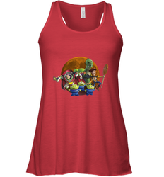 Disney Pixar Toy Story Halloween Moon Group Women's Racerback Tank