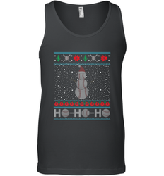 Christmas Baseball Snowman Ugly Christmas Xmas Men's Tank Top