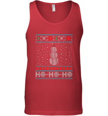 Christmas Baseball Snowman Ugly Christmas Xmas Men's Tank Top Men's Tank Top - FordPhuMy