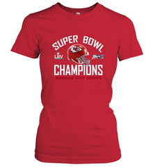 NFL super bowl Kansas City Chiefs Logo Helmet champions Women's T-Shirt Women's T-Shirt - FordPhuMy