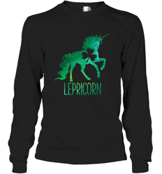 Lepricorn Leprechaun Unicorn shirt St Patricks Day Long Sleeve T-Shirt