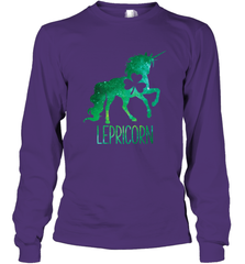Lepricorn Leprechaun Unicorn shirt St Patricks Day Long Sleeve T-Shirt Long Sleeve T-Shirt - FordPhuMy