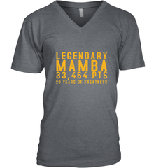 Black Mamba Legendary Mamba Out Farewell Tribute Men's V-Neck Men's V-Neck - FordPhuMy