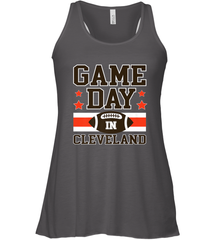 NFL Cleveland Game Day Football Home Team Colors Women's Racerback Tank Women's Racerback Tank - FordPhuMy
