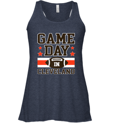 NFL Cleveland Game Day Football Home Team Colors Women's Racerback Tank Women's Racerback Tank - FordPhuMy