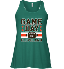 NFL Cleveland Game Day Football Home Team Colors Women's Racerback Tank Women's Racerback Tank - FordPhuMy