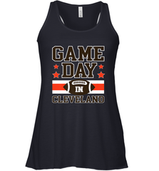 NFL Cleveland Game Day Football Home Team Colors Women's Racerback Tank Women's Racerback Tank - FordPhuMy