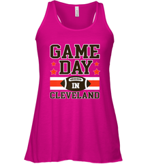 NFL Cleveland Game Day Football Home Team Colors Women's Racerback Tank Women's Racerback Tank - FordPhuMy