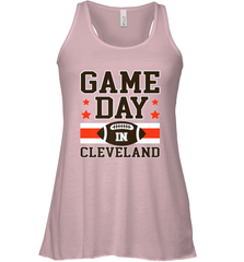 NFL Cleveland Game Day Football Home Team Colors Women's Racerback Tank Women's Racerback Tank - FordPhuMy