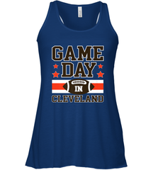 NFL Cleveland Game Day Football Home Team Colors Women's Racerback Tank Women's Racerback Tank - FordPhuMy