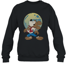 Disney Mickey Mouse Werewolf Halloween Costume Crewneck Sweatshirt Crewneck Sweatshirt - FordPhuMy