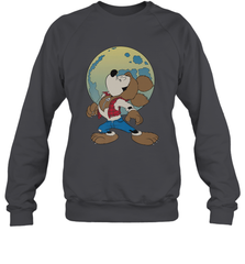 Disney Mickey Mouse Werewolf Halloween Costume Crewneck Sweatshirt Crewneck Sweatshirt - FordPhuMy